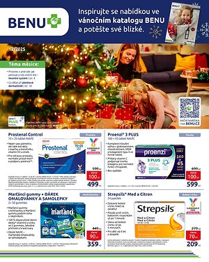 Leták BENU Lékárna BENU Lékárna leták platný od 2025-12-01 do 2025-12-31