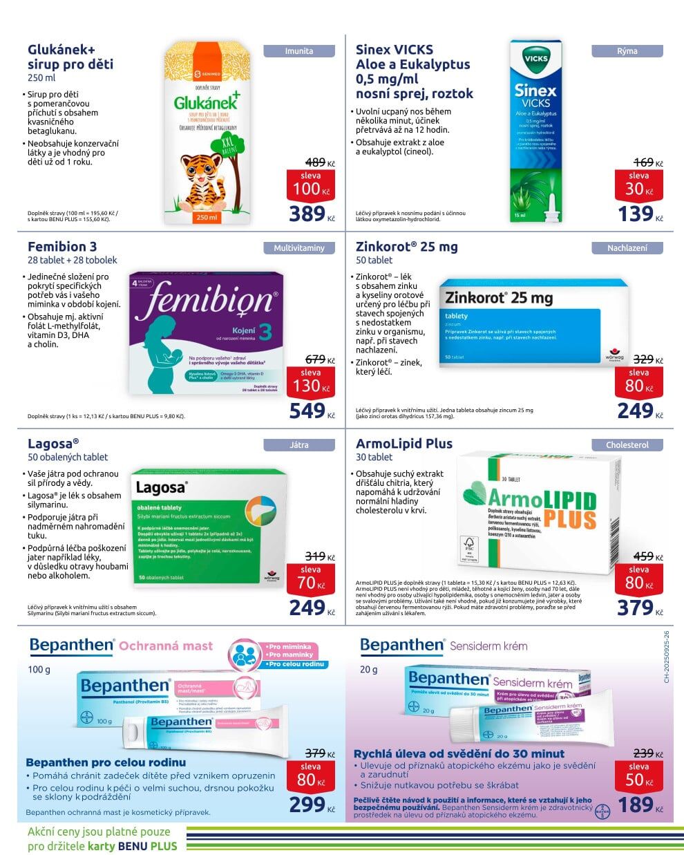BENU Lékárna leták BENU Lékárna strana 2