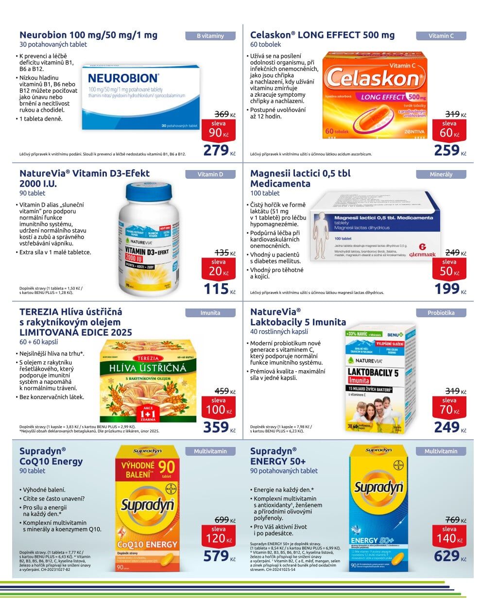BENU Lékárna leták BENU Lékárna strana 7