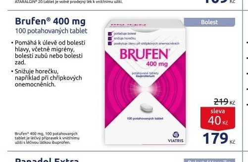 Brufen 400 mg 100 potahovaných tablet - BENU Lékárna aktualniletaky.eu