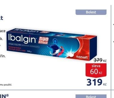 Ibalgin Duo Effect 100 g - BENU Lékárna aktualniletaky.eu