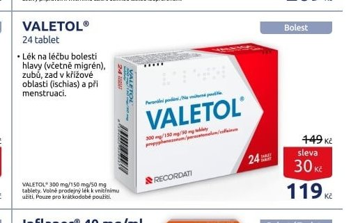 VALETOL 24 tablet - BENU Lékárna aktualniletaky.eu