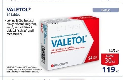 VALETOL 24 tablet - BENU Lékárna aktualniletaky.eu