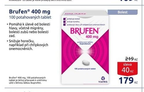 Brufen 400 mg 100 potahovaných tablet - BENU Lékárna aktualniletaky.eu