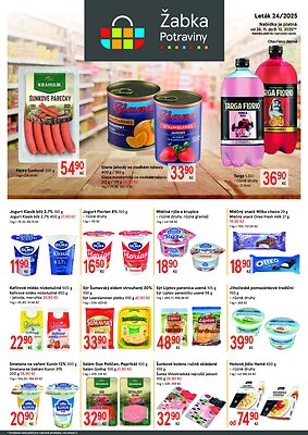 Leták Žabka Žabka akční leták platný od 2025-12-09 do 2025-12-11