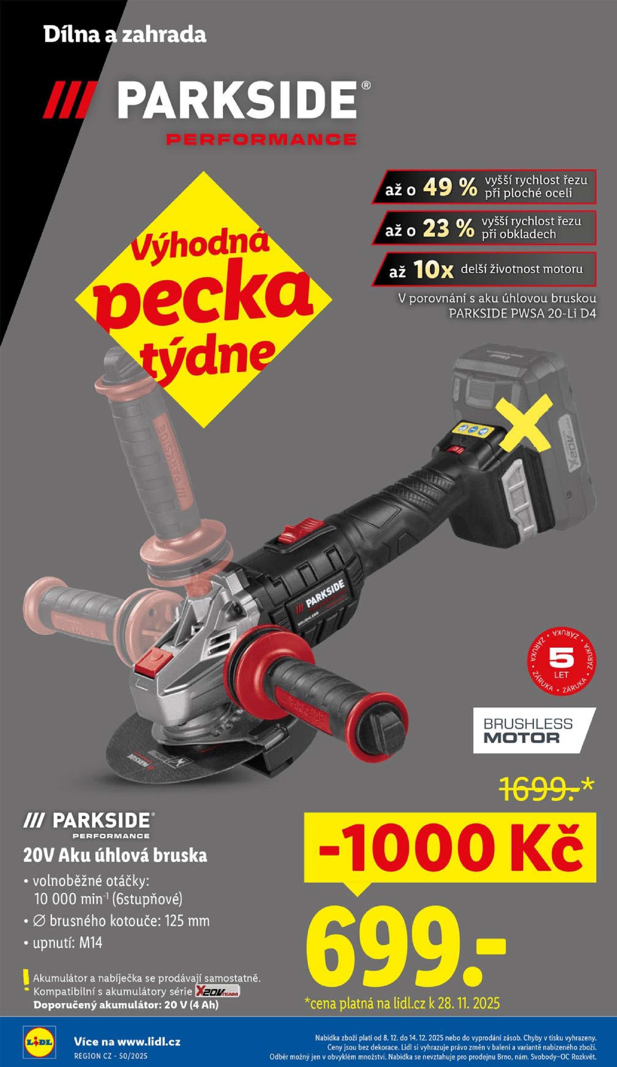 Akční leták OD PONDĚLÍ Lidl strana 2