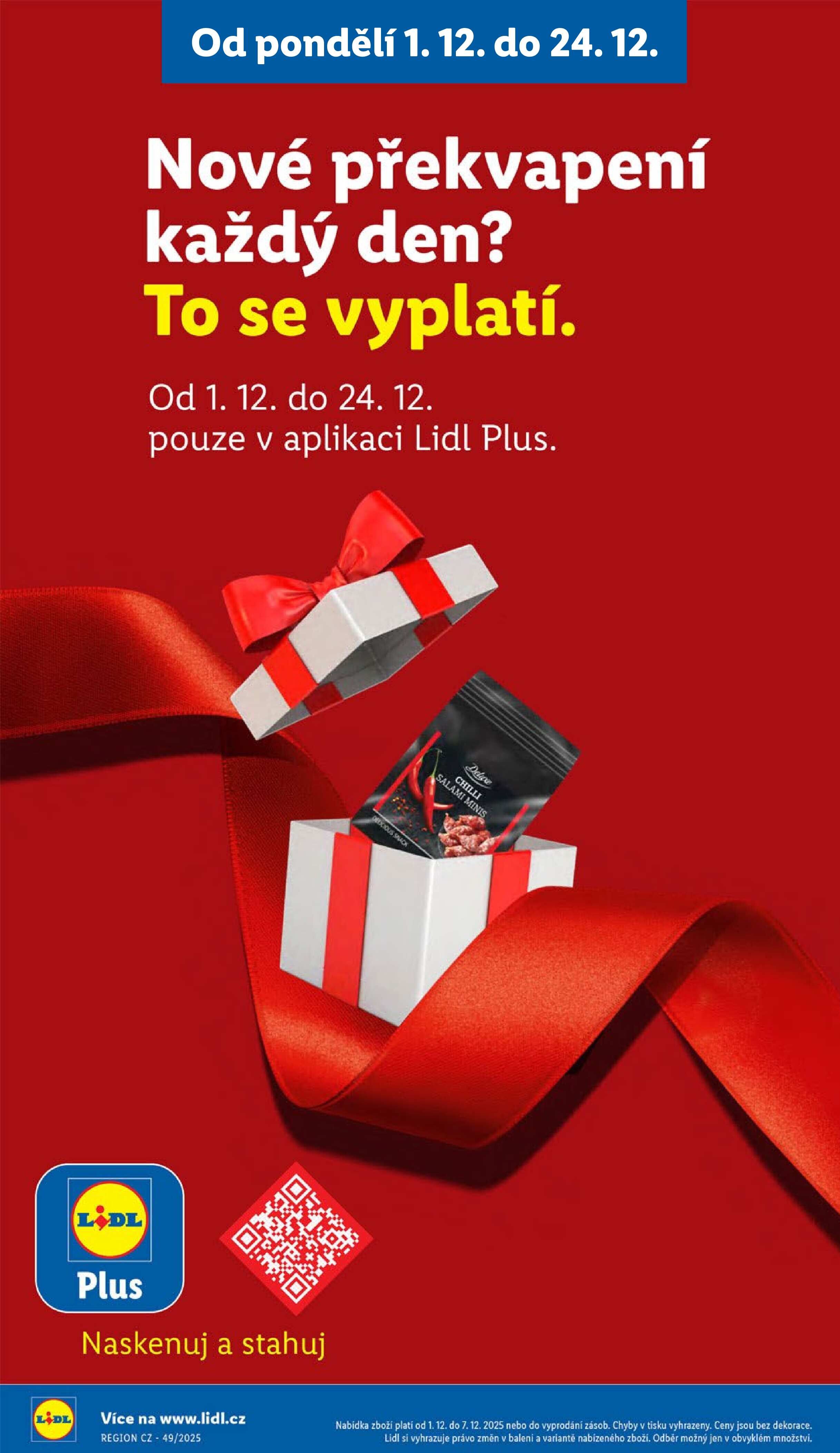 Akční leták OD PONDĚLÍ Lidl strana 19