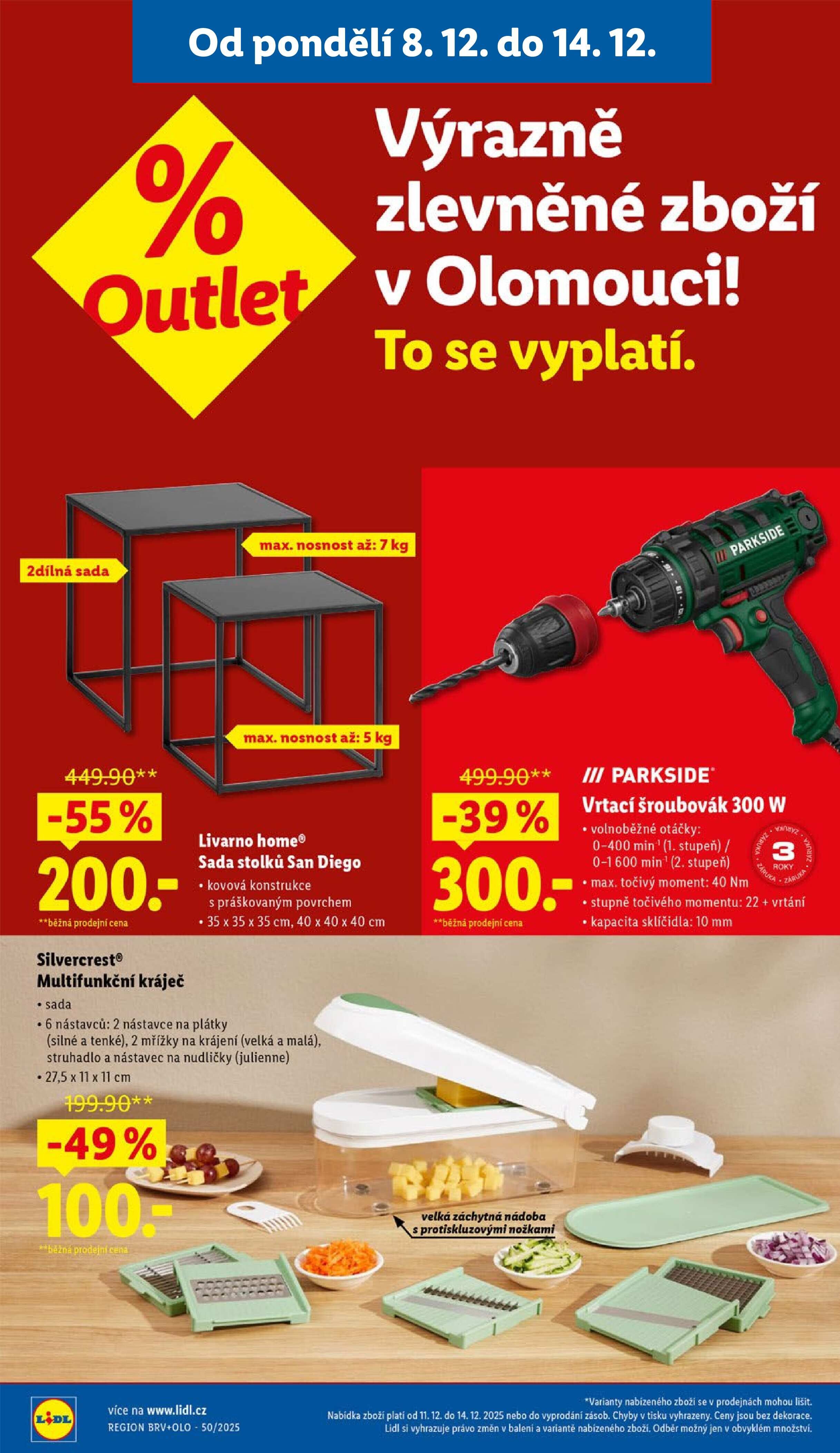 Akční leták OD PONDĚLÍ Lidl strana 3