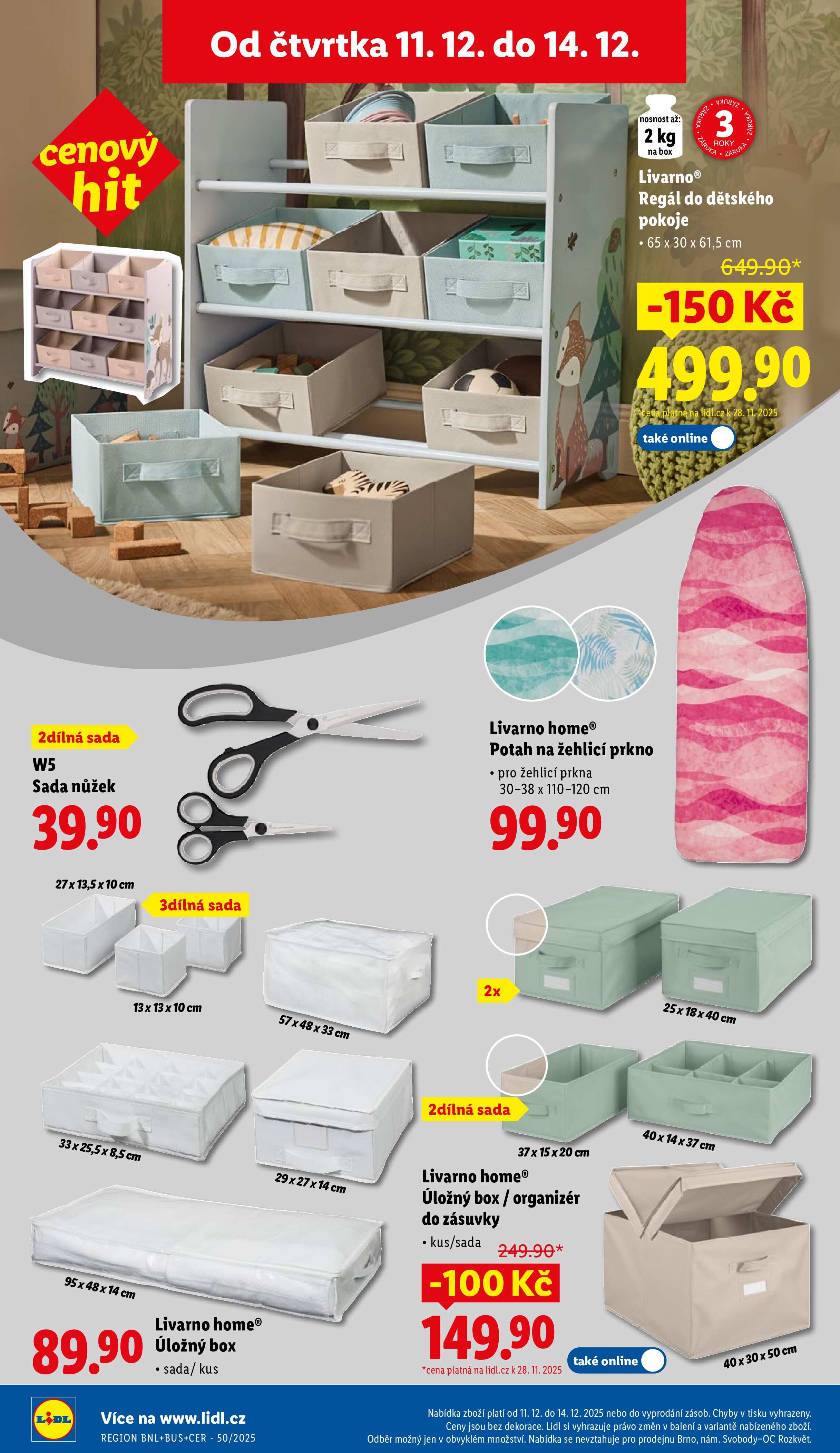 Akční leták OD PONDĚLÍ Lidl strana 22