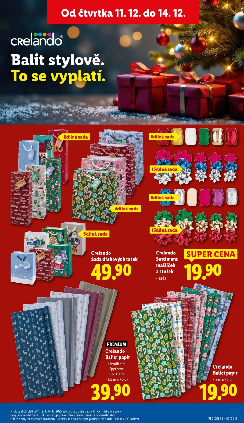 Akční leták OD PONDĚLÍ Lidl strana 30