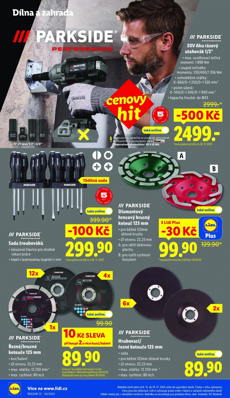Akční leták OD ČTVRTKA Lidl strana 34