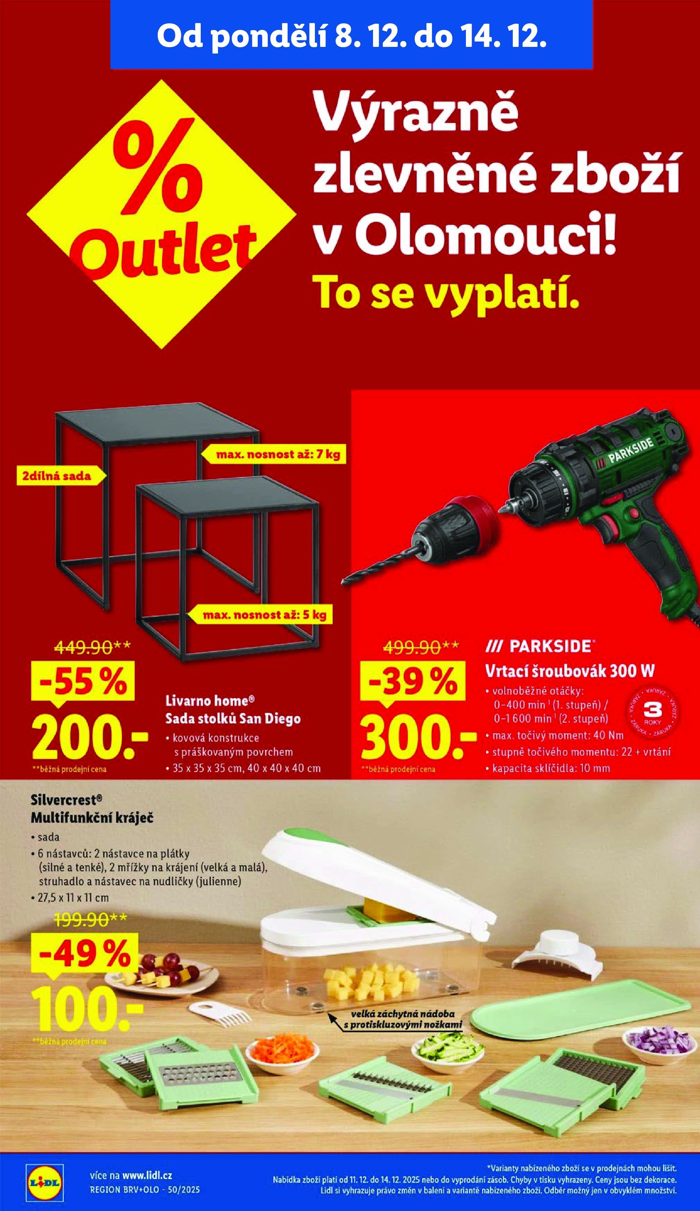 Akční leták OD ČTVRTKA Lidl strana 7