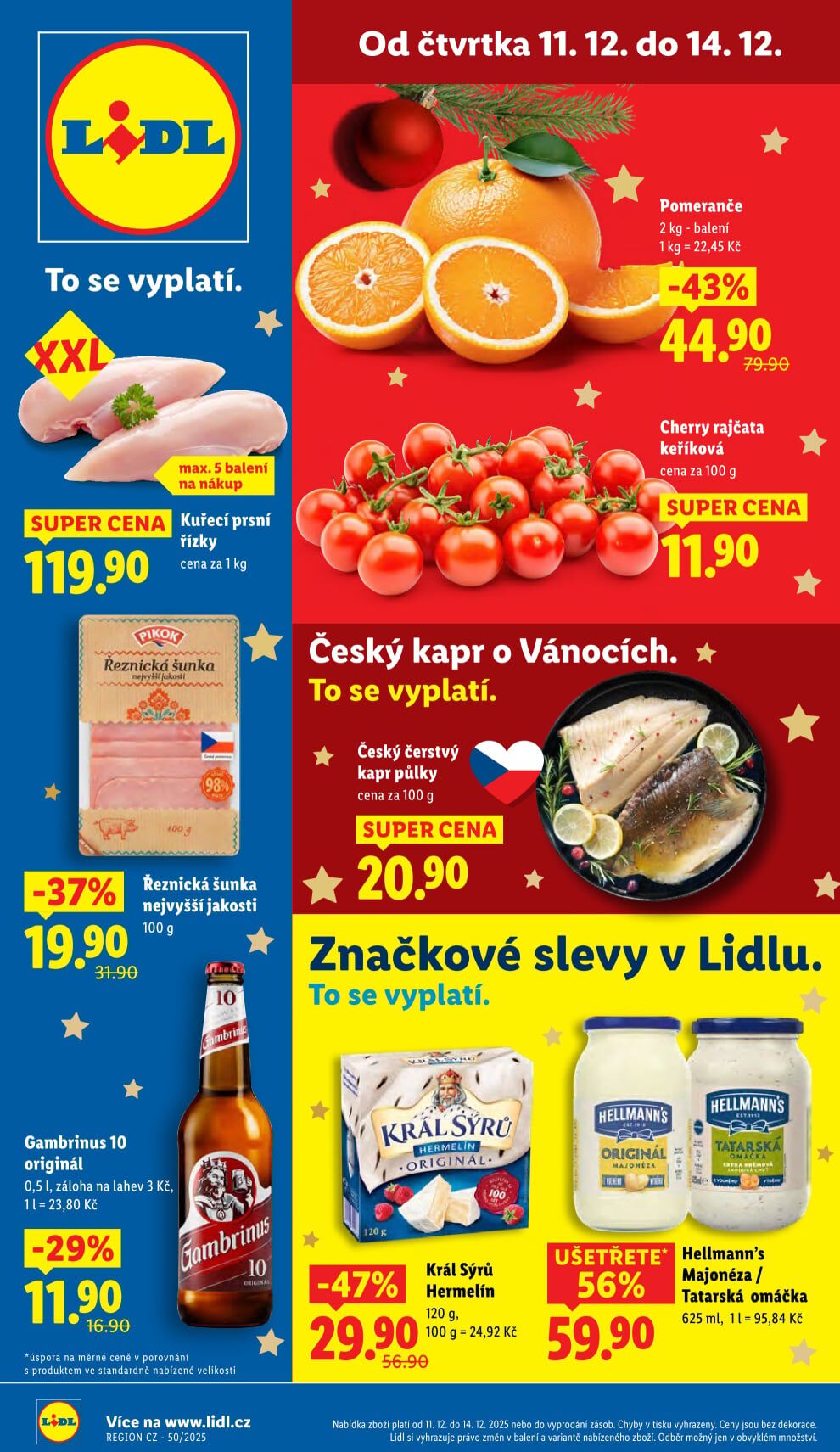 Lidl leták od čtvrtka Lidl strana 1