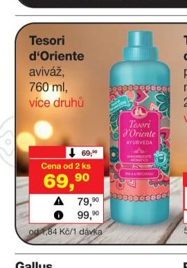 Tesori d'Oriente aviváž - Barvy a laky drogerie aktualniletaky.eu