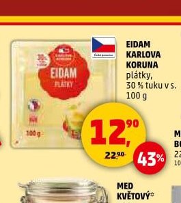 Eidam Karlova Koruna plátky - Penny Market aktualniletaky.eu