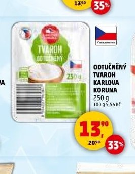 ODTUČNĚNÝ TVAROH KARLOVA KORUNA - Penny Market aktualniletaky.eu