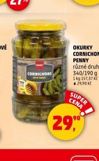 Okurky Cornichons Penny - Penny Market aktualniletaky.eu