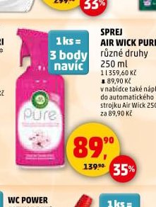 SPREJ AIR WICK PURE - Penny Market aktualniletaky.eu