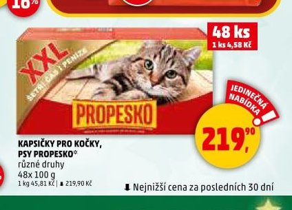 KAPSIČKY PRO KOČKY PSY PROPESKO - Penny Market aktualniletaky.eu