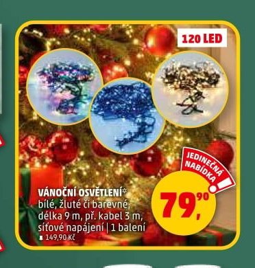 Vánoční osvětlení - Penny Market aktualniletaky.eu