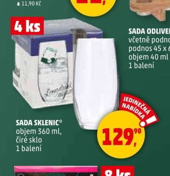 Sada sklenic - Penny Market aktualniletaky.eu