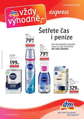 aktuální leták dm drogerie 16.12.2025-21.1.2026