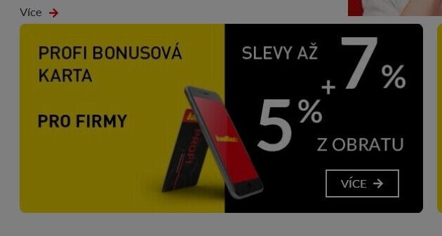 PROFI BONUSOVÁ KARTA PRO FIRMY - bauMax aktualniletaky.eu