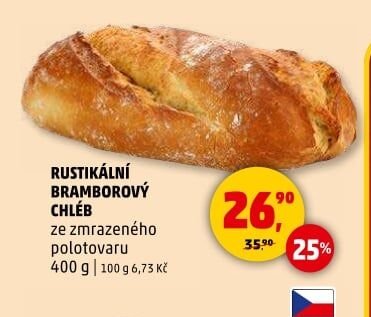RUSTIKÁLNÍ BRAMBOROVÝ CHLÉB - Penny Market aktualniletaky.eu
