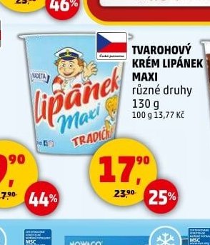 TVAROHOVÝ KRÉM LIPÁNEK MAXI - Penny Market aktualniletaky.eu