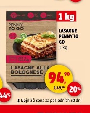 Lasagne Penny To Go - Penny Market aktualniletaky.eu