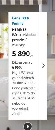 HEMNES Rám rozkládací postele, 3 zásuvky - IKEA aktualniletaky.eu