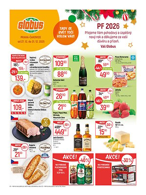aktuální leták Globus 27.12.2025-31.12.2025