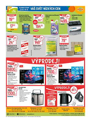 aktuální leták Globus 27.12.2025-31.12.2025