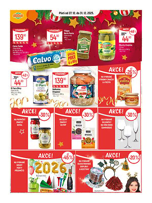 aktuální leták Globus 27.12.2025-31.12.2025