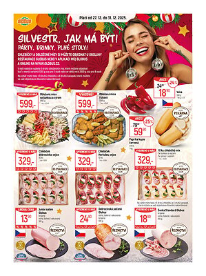 aktuální leták Globus 27.12.2025-31.12.2025