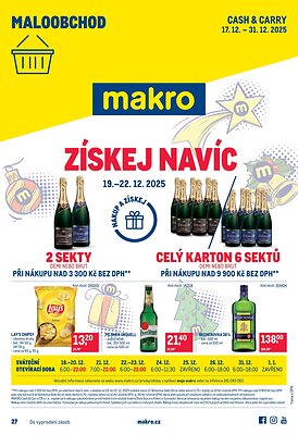 aktuální leták Makro 17.12.2025-31.12.2025