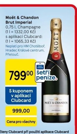 Moët & Chandon Brut Imperial 0,75 l - Tesco aktualniletaky.eu