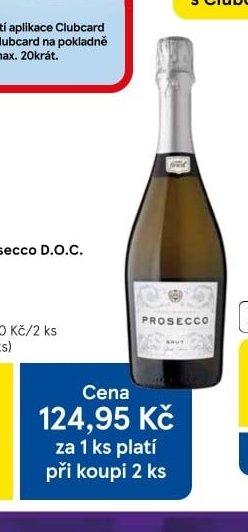 Tesco Finest Prosecco D.O.C. 0,75 l - Tesco aktualniletaky.eu