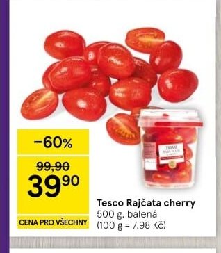 Tesco Rajčata cherry - Tesco aktualniletaky.eu