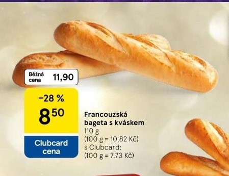 Francouzská bageta s kváskem - Tesco aktualniletaky.eu