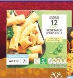Tesco Vegetable Spring Rolls - Tesco aktualniletaky.eu