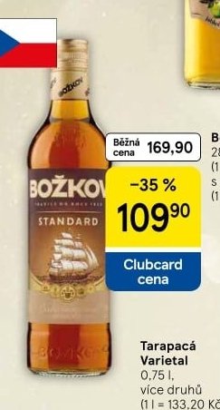Božkov Standard 0,5 l - Tesco aktualniletaky.eu