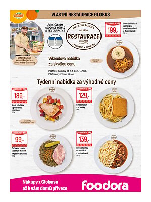aktuální leták Globus 2.1.2025-6.1.2025