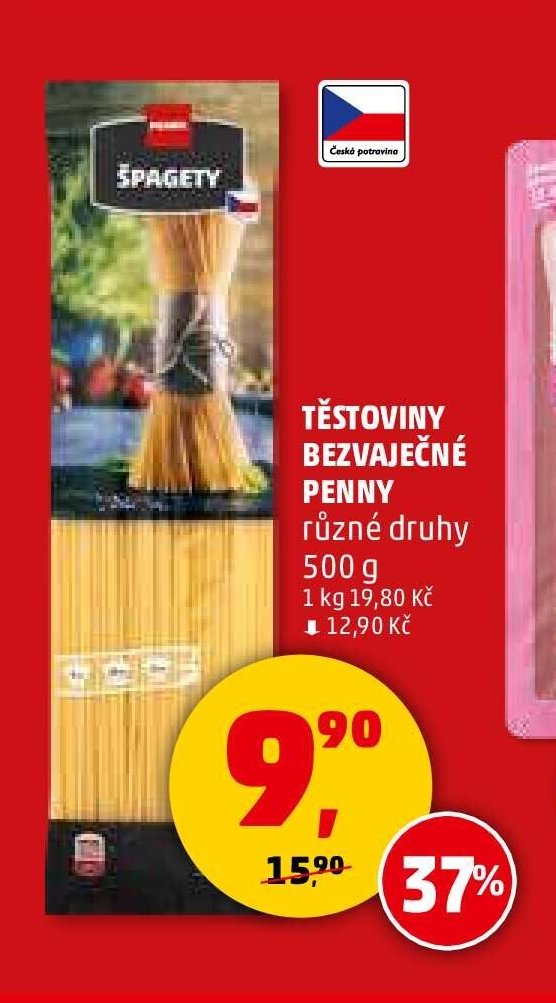 Těstoviny Bezvaječné Penny - Penny Market aktualniletaky.eu