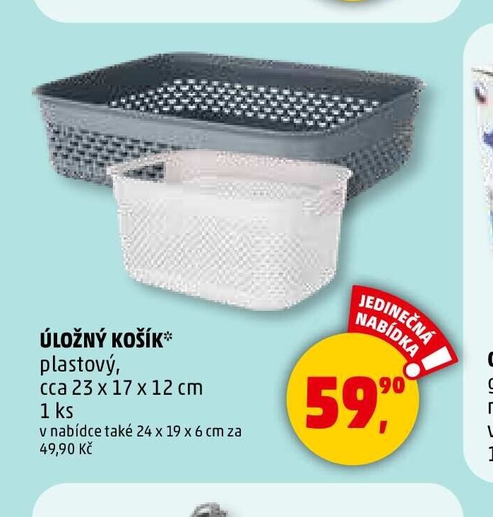 Úložný košík plastový - Penny Market aktualniletaky.eu