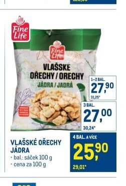 Vlašské ořechy jádra
