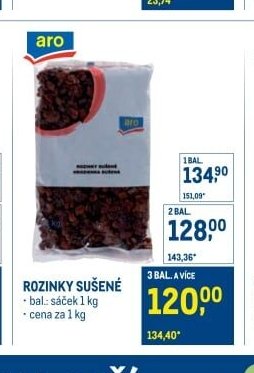 Rozinky sušené