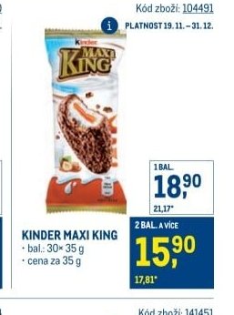 Kinder Maxi King