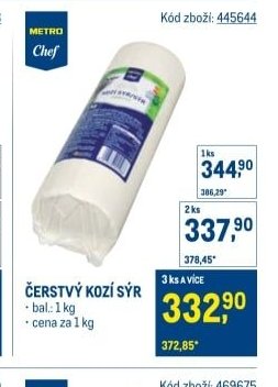 ČERSTVÝ KOZÍ SÝR