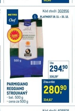 PARMIGIANO REGGIANO STROUHANÝ